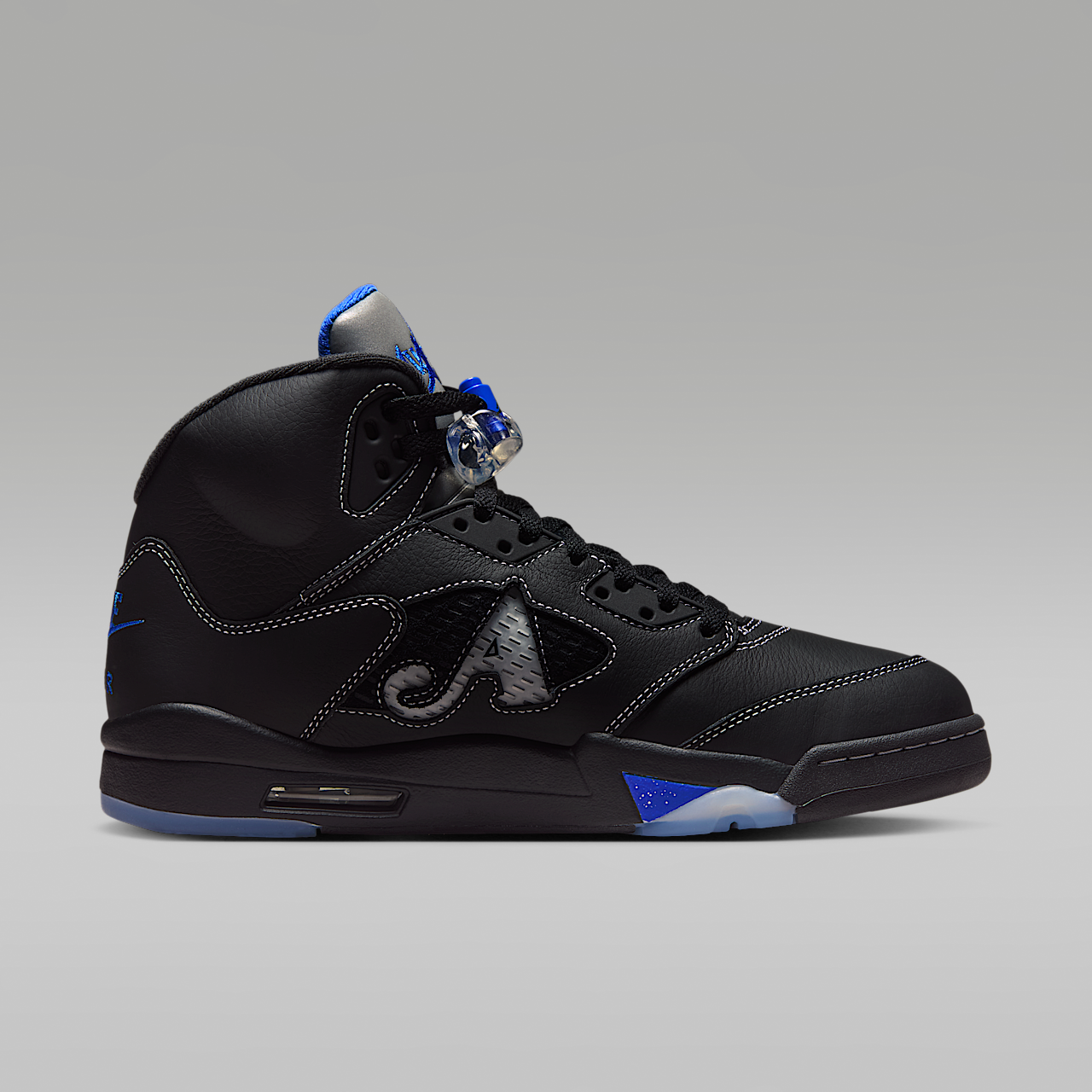 Nike Air Jordan sneaker Zwart/Metallic Silver/Silver/Racer Blue