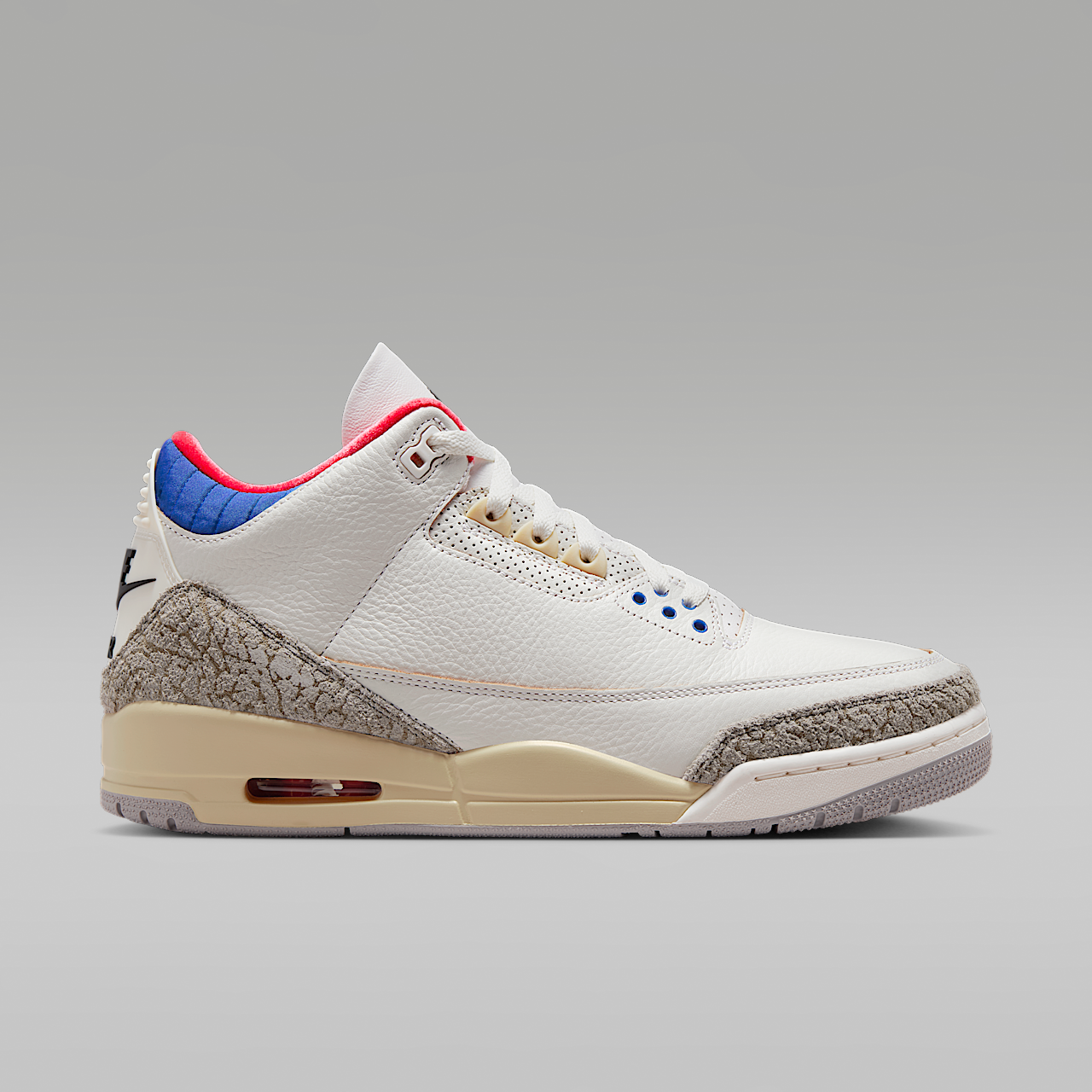 Nike Air Jordan sneaker Wit/Sport Royal/Challenge Red/Zwart