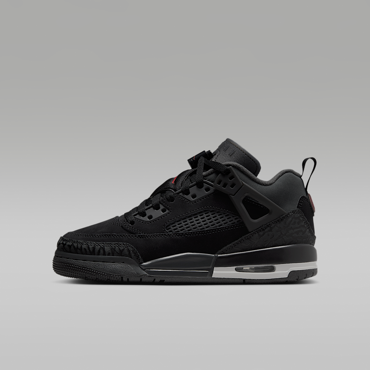Nike Jordan Spizike Low sneaker Zwart/Anthracite/Summit White/Fire Red