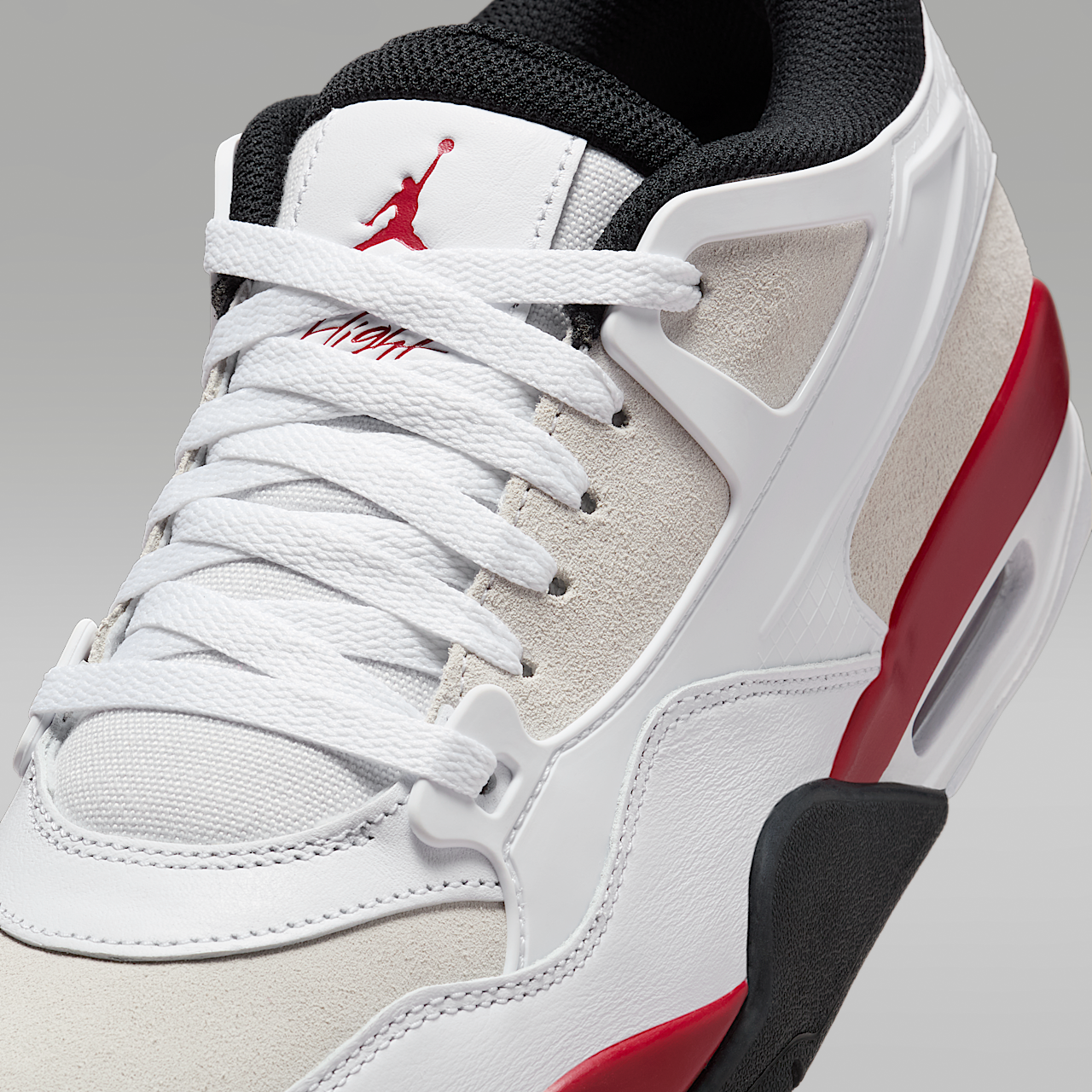 Nike Air Jordan sneaker Wit/Photon Dust/Zwart/Gym Red