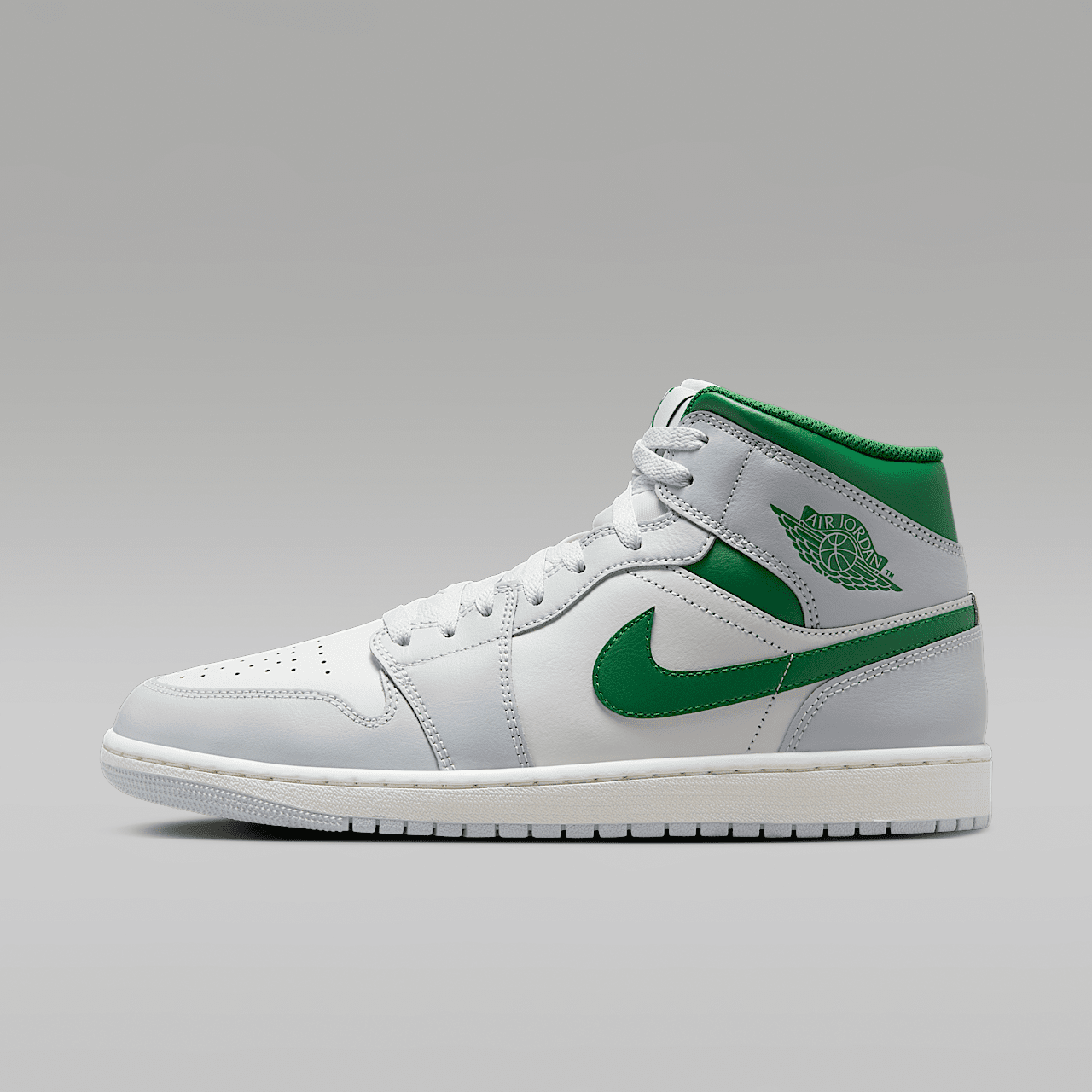 Nike Air Jordan 1 Mid sneaker Summit White/Pure Platinum/Sail/Pine Green