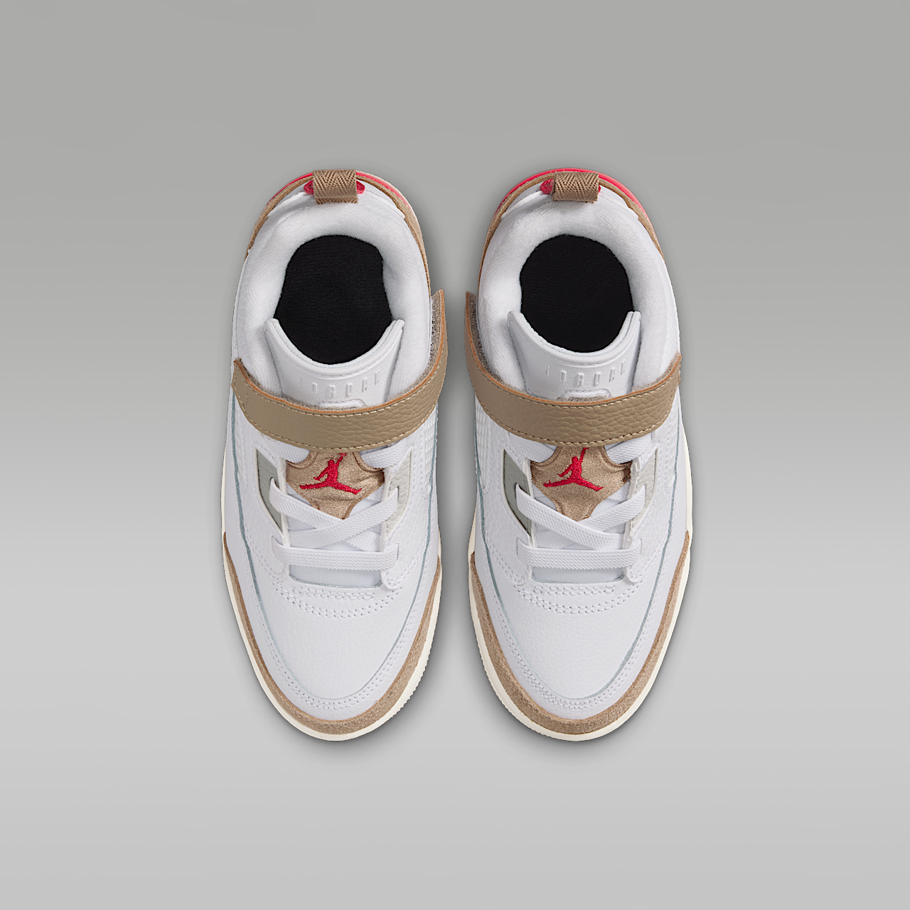 Nike Jordan Spizike Low sneaker Wit/Desert Camo/Sail/Fire Red