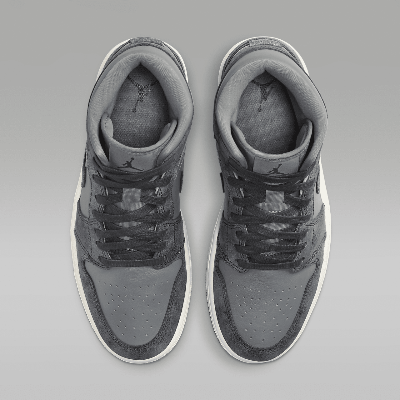 Nike Air Jordan 1 Mid sneaker Smoke Grey/Sail/Off Noir