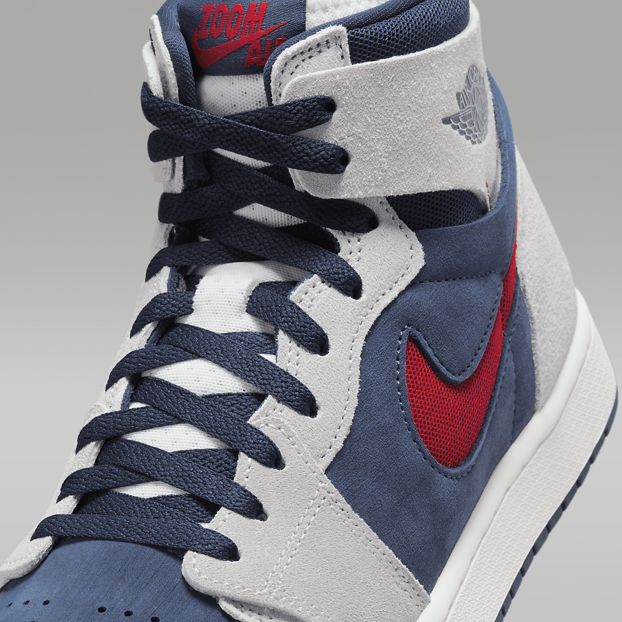 Nike Air Jordan 1 Zoom sneaker Midnight Navy/Neutral Grey/Summit White/Varsity Red