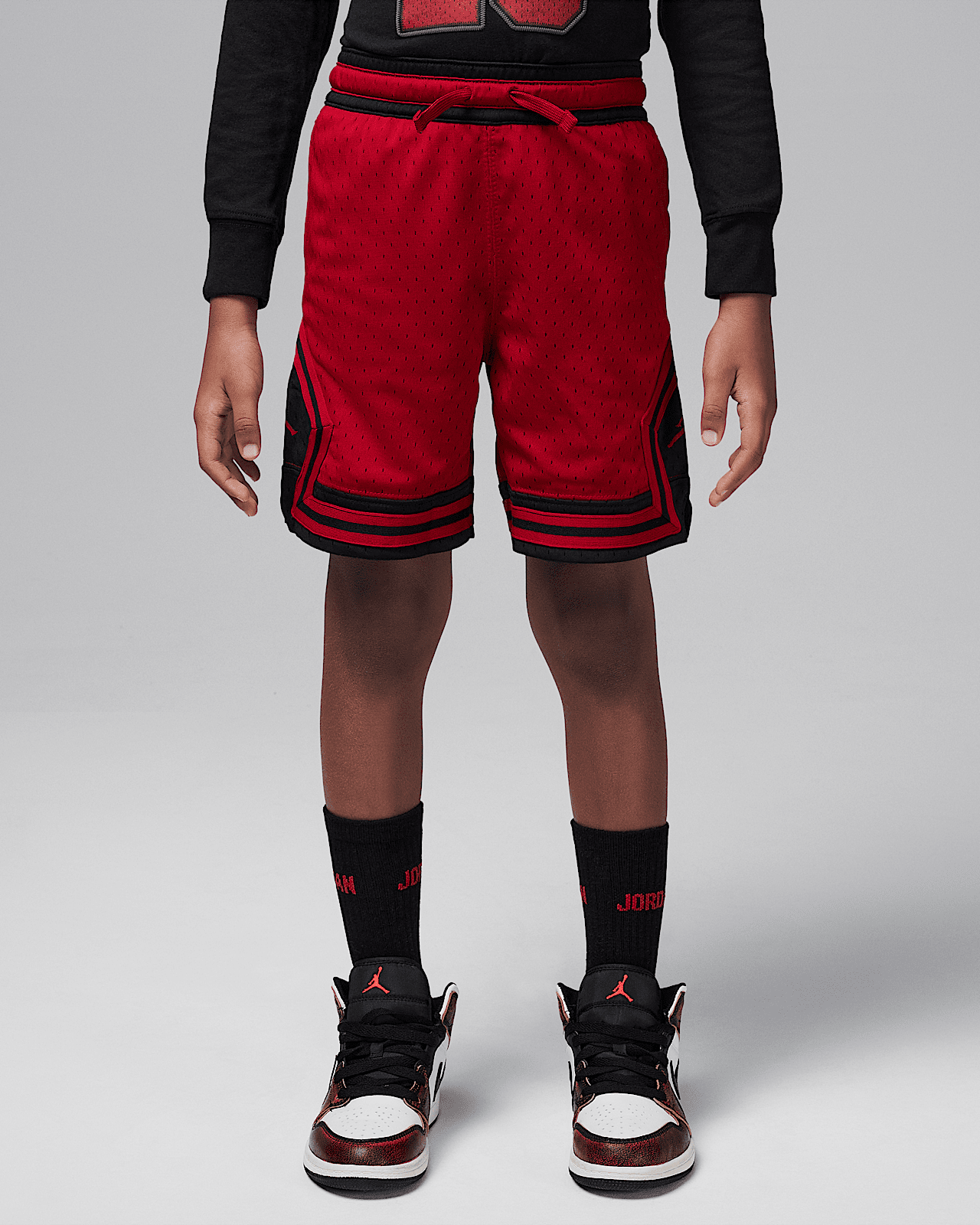 Детские шорты Jordan Little Kids' Dri-FIT Sport Diamond Shorts