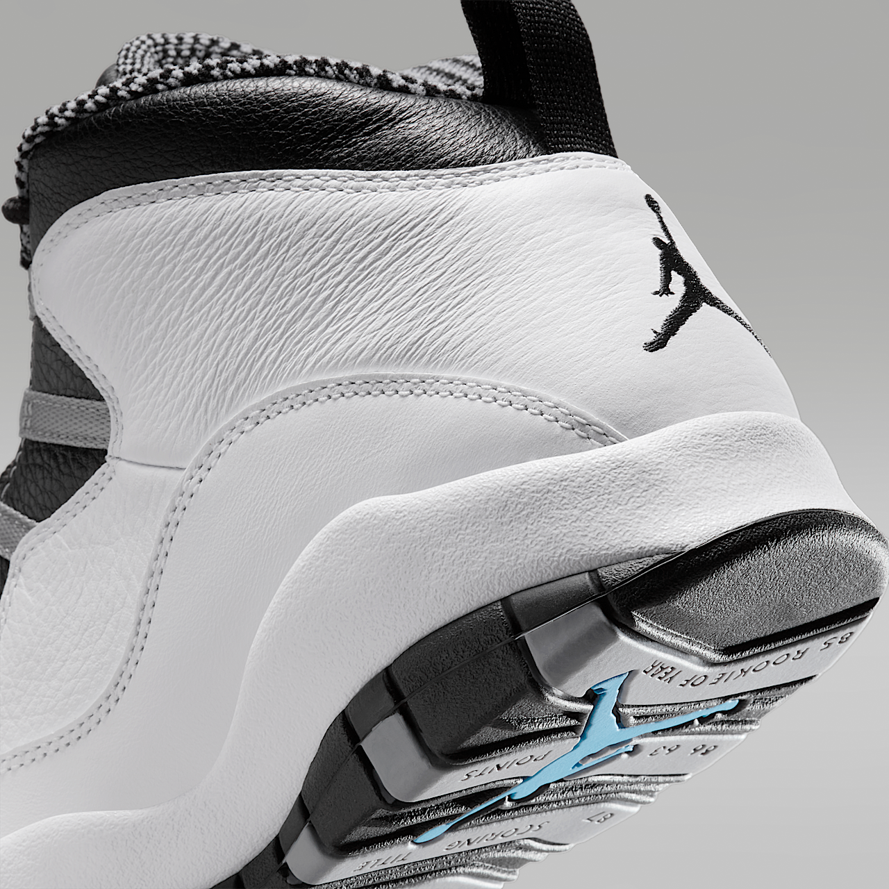 Nike Air Jordan sneaker Wit/Light Steel Grey/Dark Powder Blue/Zwart