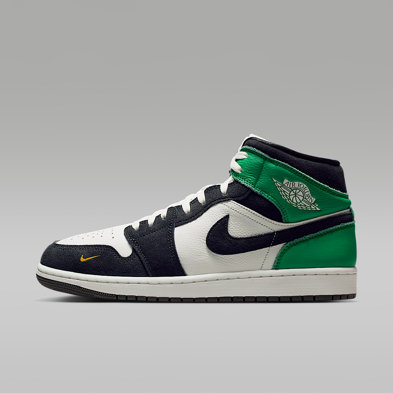 Nike Air Jordan sneaker Summit White/Lucky Green/University Gold/Zwart