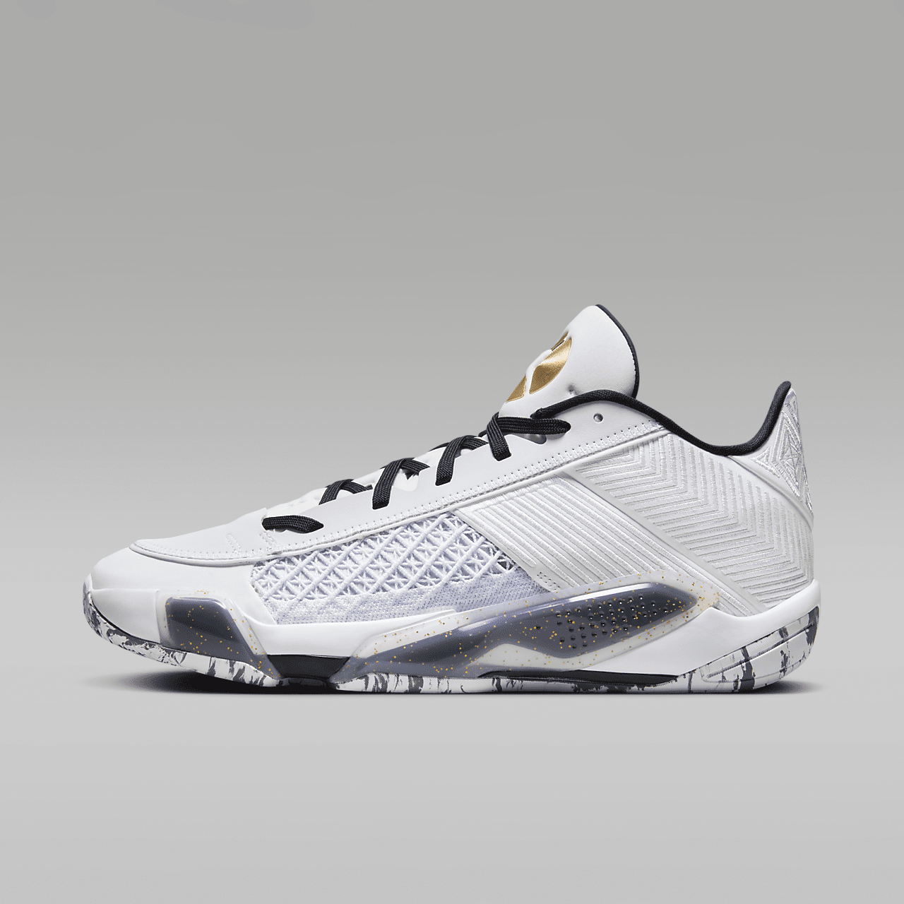 Nike Air Jordan sneaker Wit/Zwart/Pure Platinum/Metallic Gold