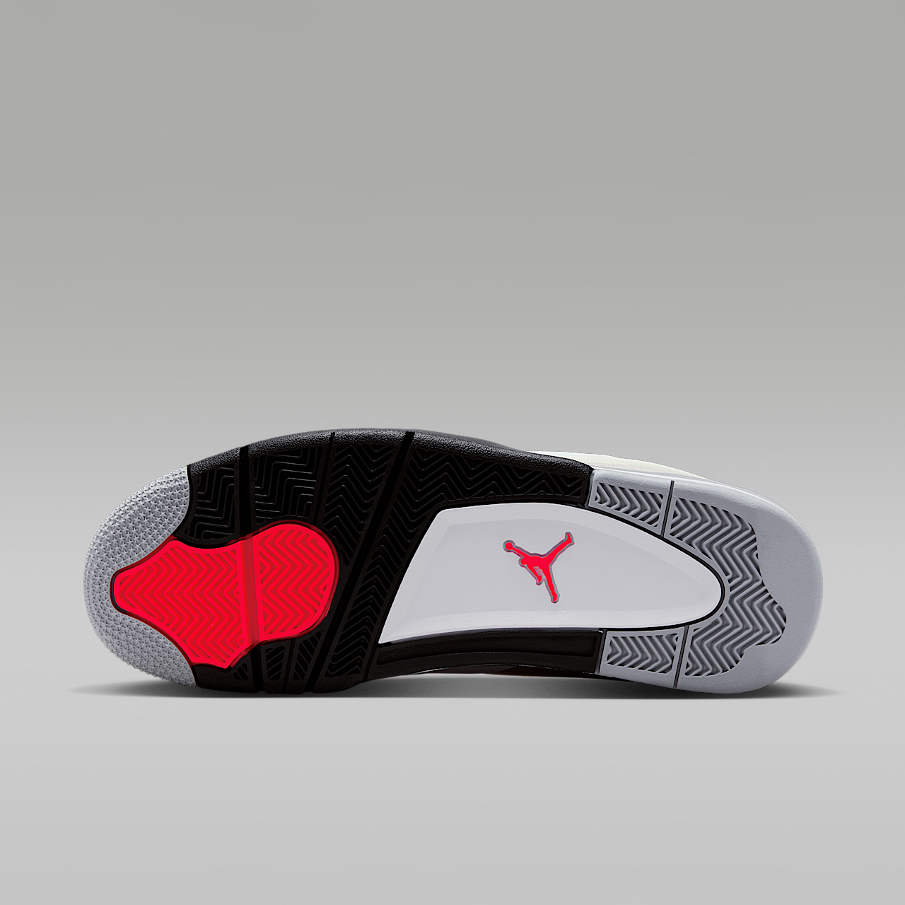 Nike Air Jordan 4 RM sneaker Wit/Infrared 23/Light Smoke Grey/Zwart