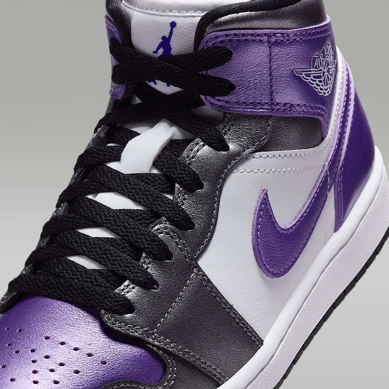 Nike Air Jordan sneaker Wit/Zwart/Grape Ice