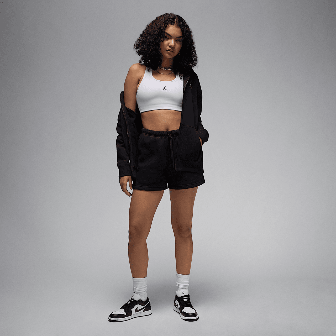 Nike Air Jordan 1 Low sneaker Wit/Wit/Zwart