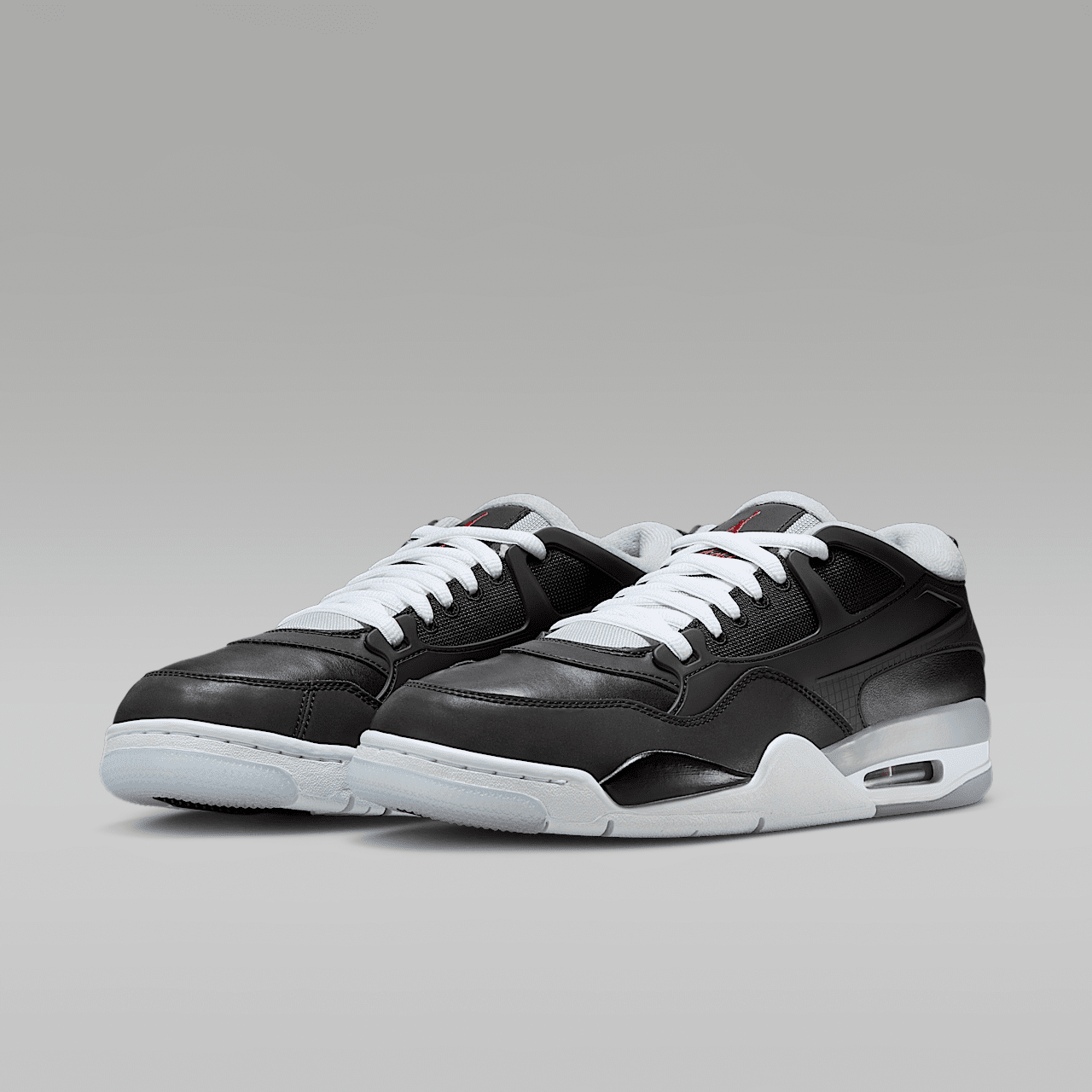 Nike Air Jordan 4 RM sneaker Zwart/Wolf Grey/Wit/Fire Red