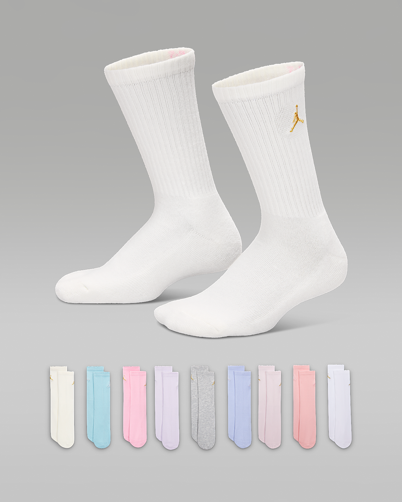 Детские  Jordan Big Kids' Holiday Crew Gift Box (9 Pairs)