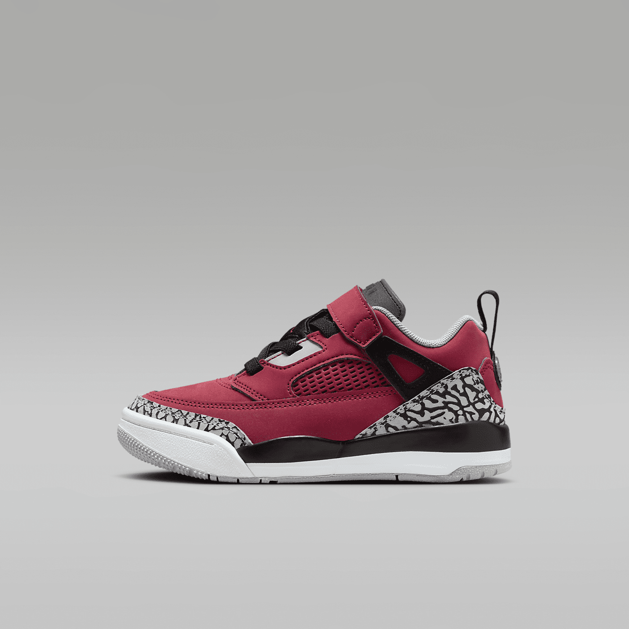 Nike Jordan Spizike Low sneaker Gym Red/Wolf Grey/Cool Grey/Zwart
