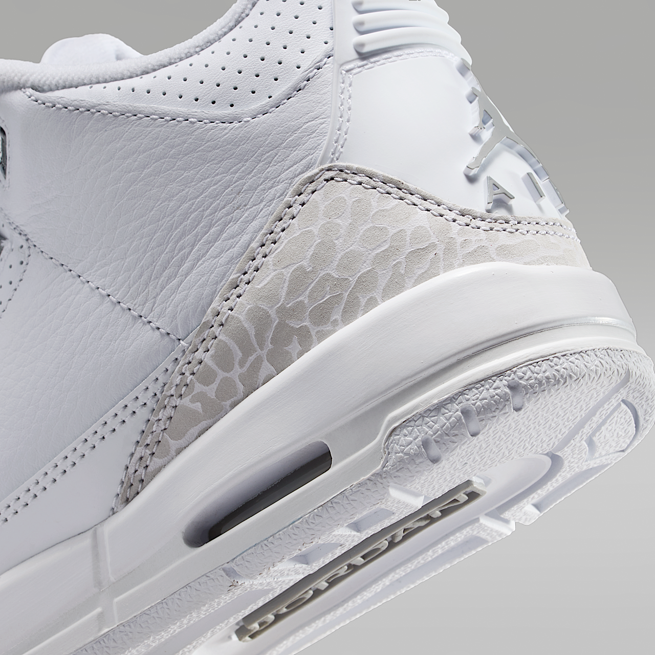 Nike Air Jordan sneaker Wit/Wit/Metallic Silver