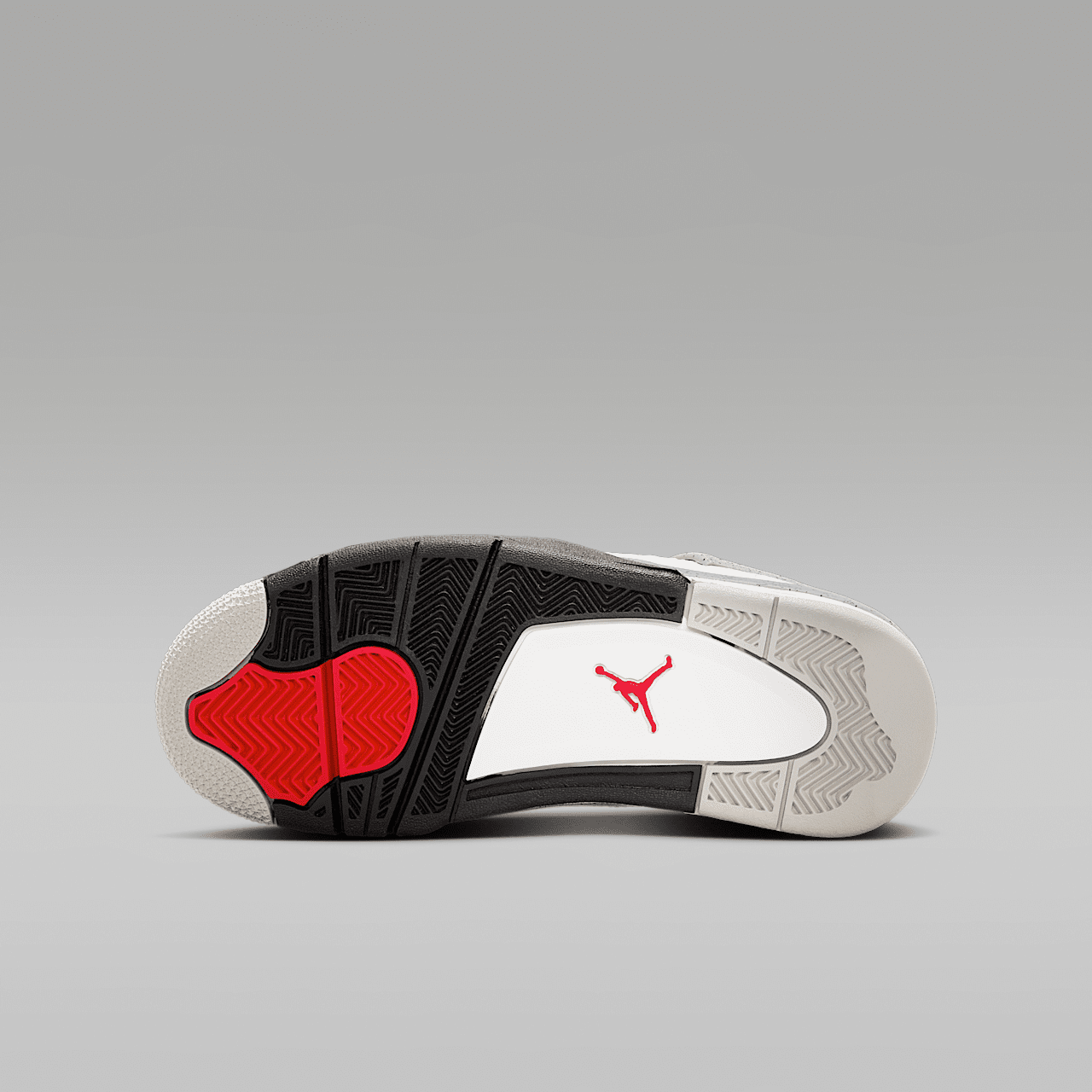 Nike Air Jordan sneaker Summit White/Cement Grey/Zwart/Fire Red
