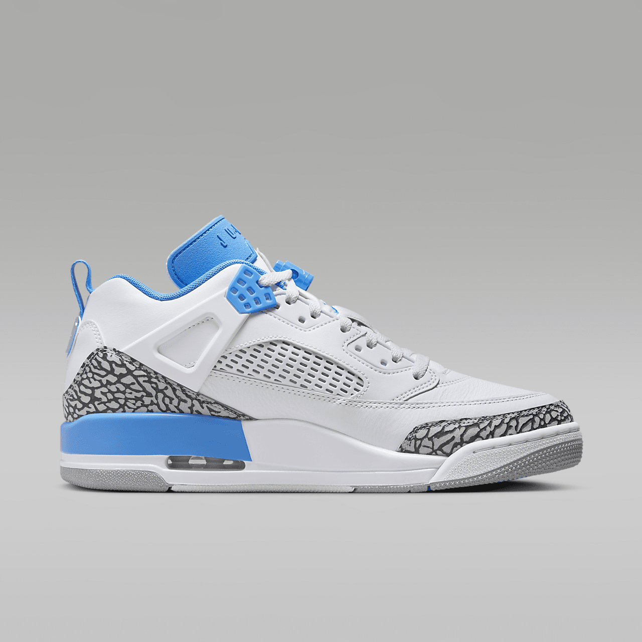 Nike Jordan Spizike Low sneaker Wit/Wolf Grey/Anthracite/University Blue