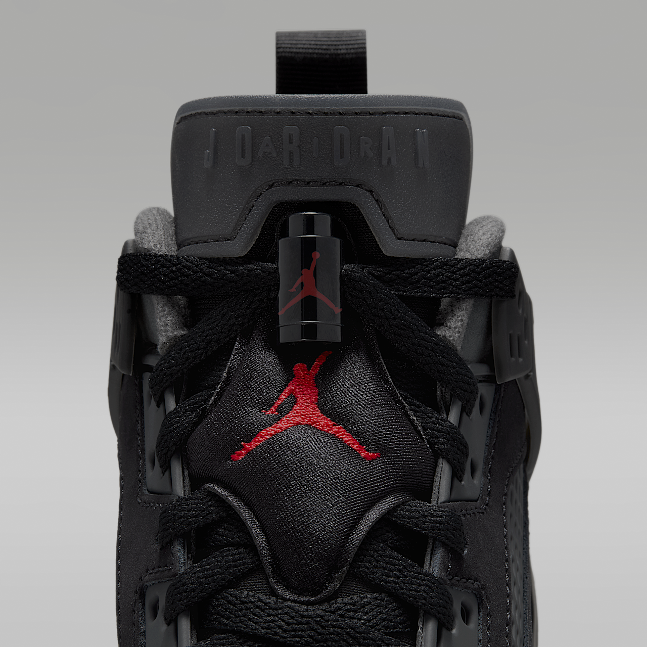 Nike Jordan Spizike Low sneaker Zwart/Anthracite/Summit White/Fire Red