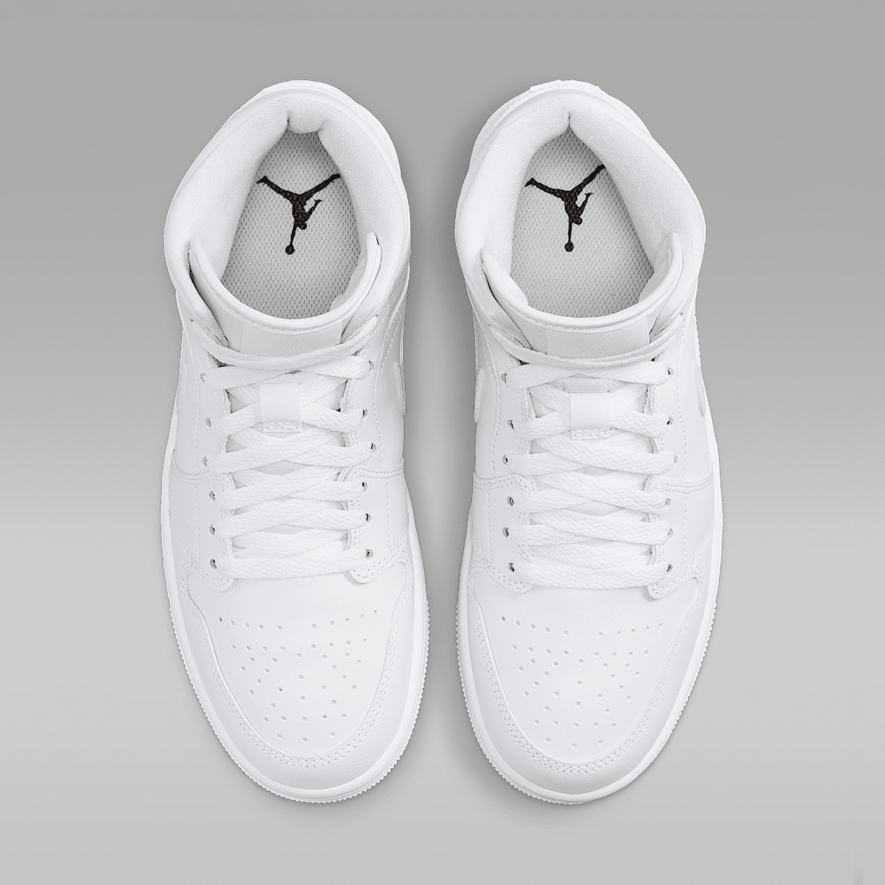 Nike Air Jordan 1 Mid sneaker Wit/Wit/Wit