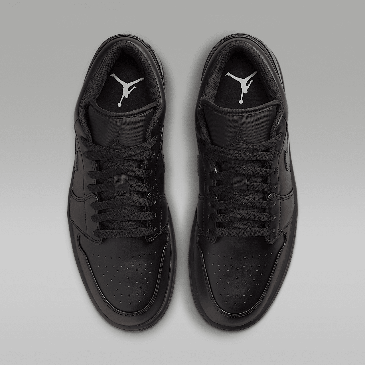 Nike Air Jordan 1 Low sneaker Zwart/Zwart/Zwart
