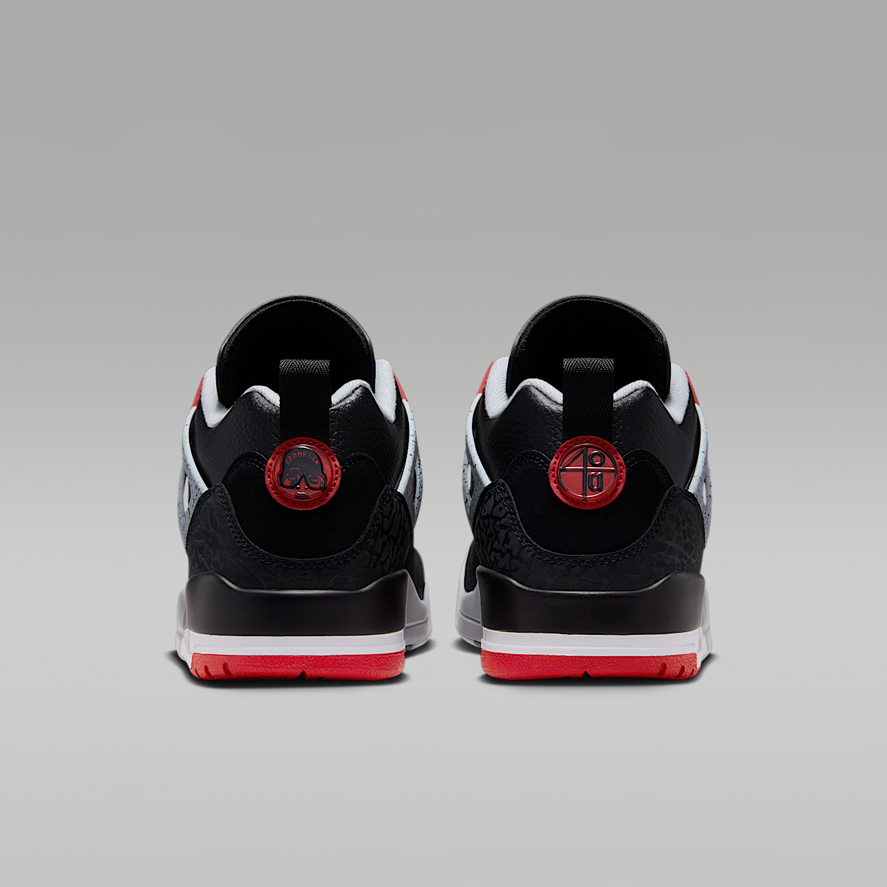 Nike Jordan Spizike Low sneaker Zwart/Wolf Grey/Wit/Gym Red