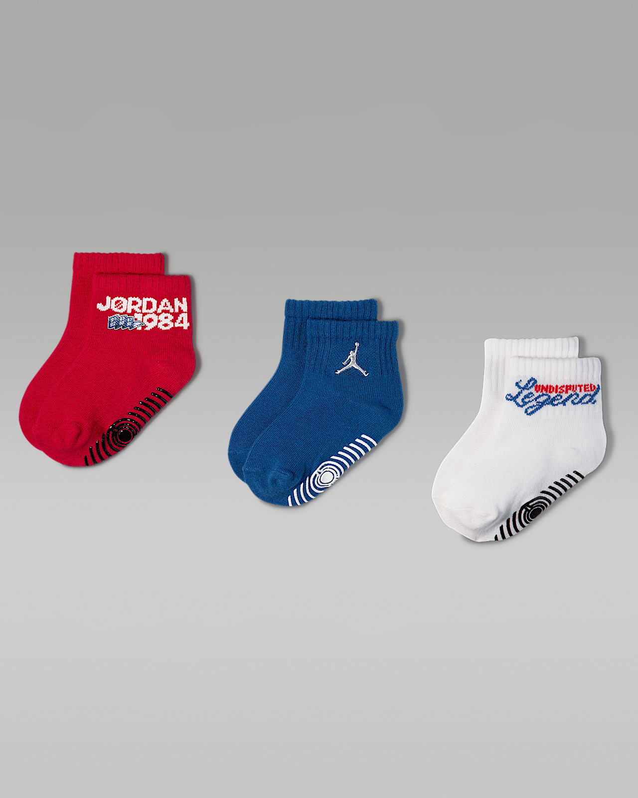 Детские носки Jordan Infant/Toddler Americana Gripper Socks (3 Pairs)