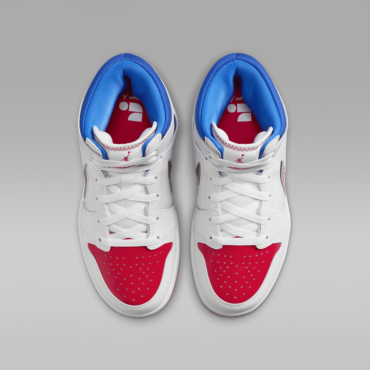 Nike  sneaker Wit/Racer Blue/Siren Red