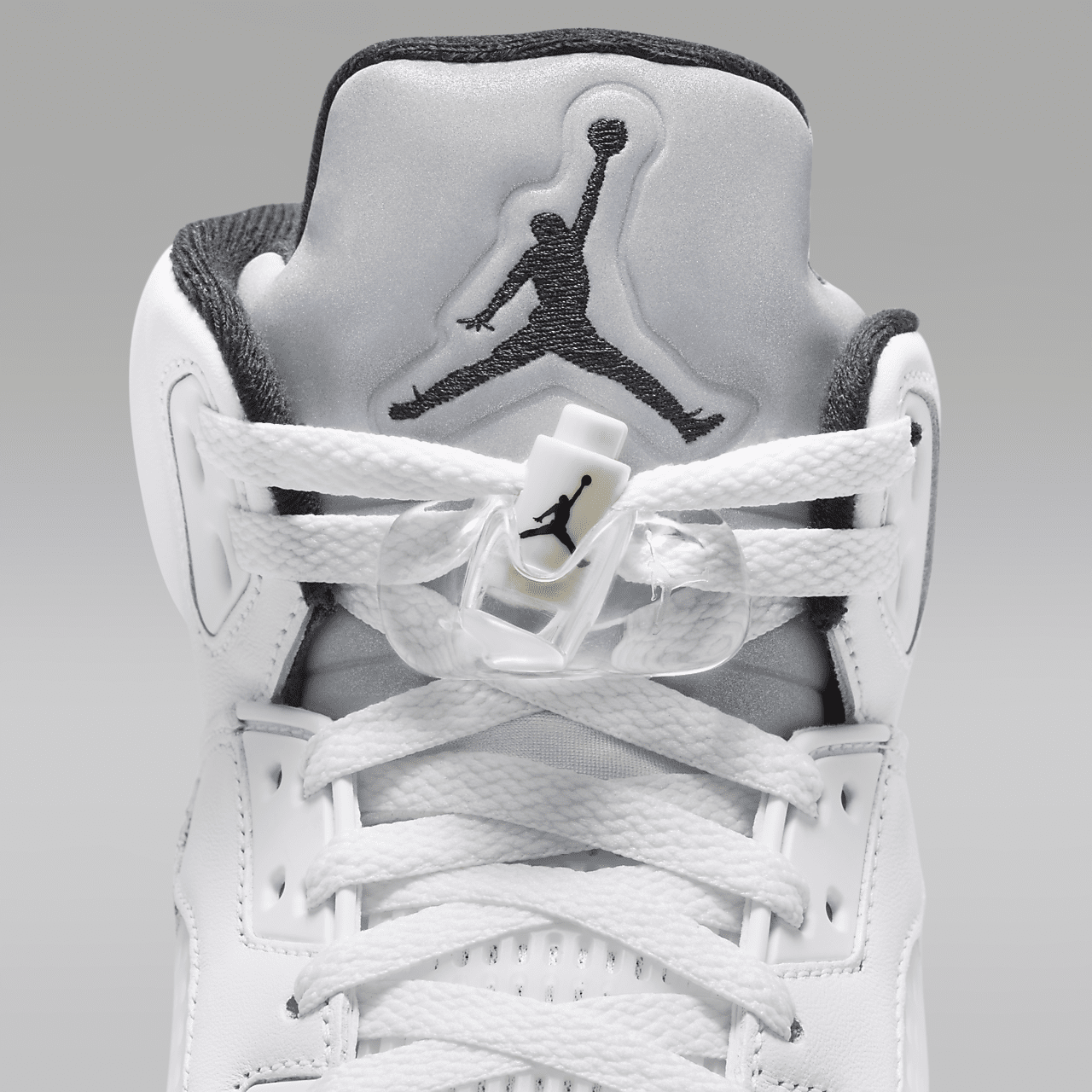 Nike Air Jordan sneaker Wit/Sail/Metallic Silver/Zwart