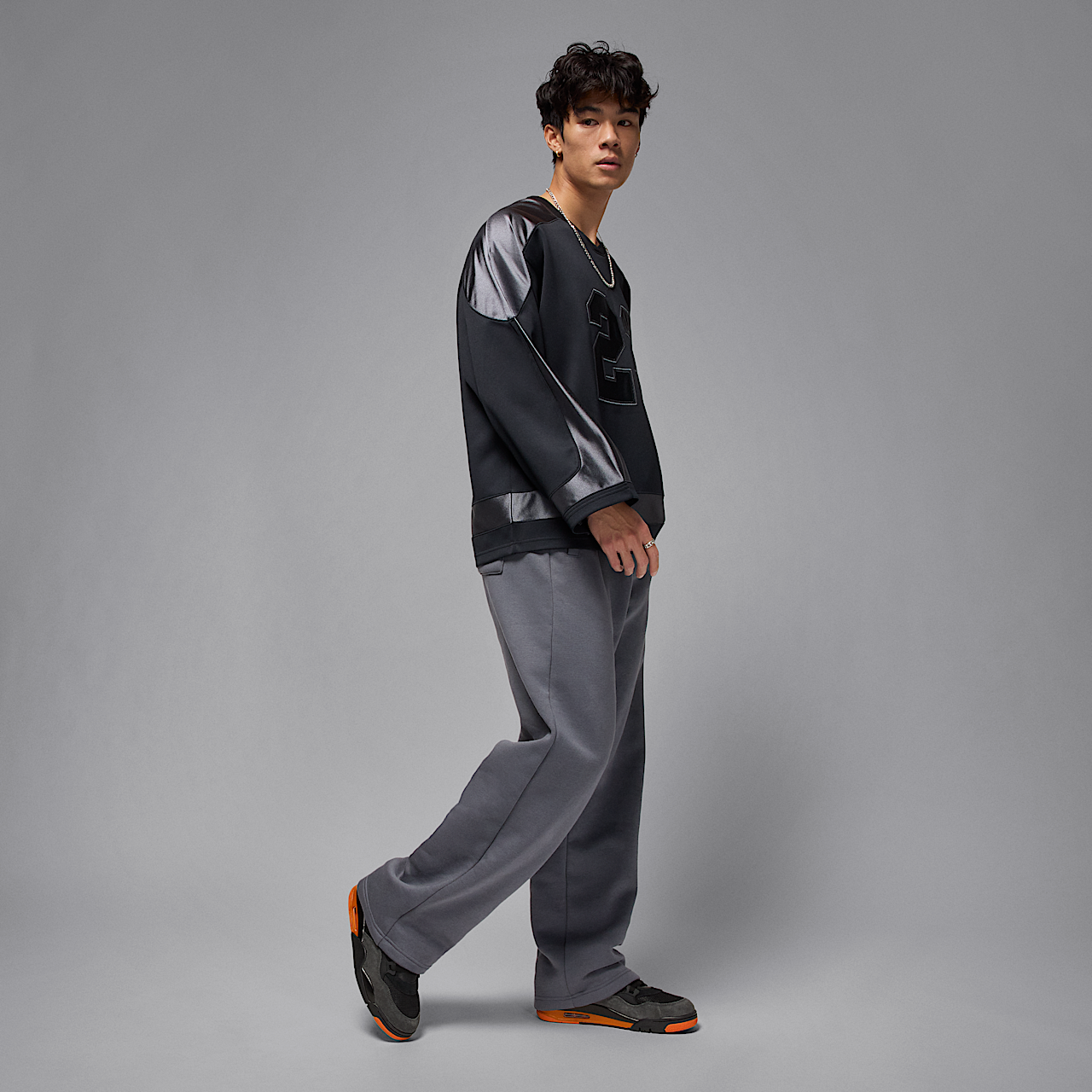 Nike Air Jordan sneaker Zwart/Anthracite/Starfish/Wit