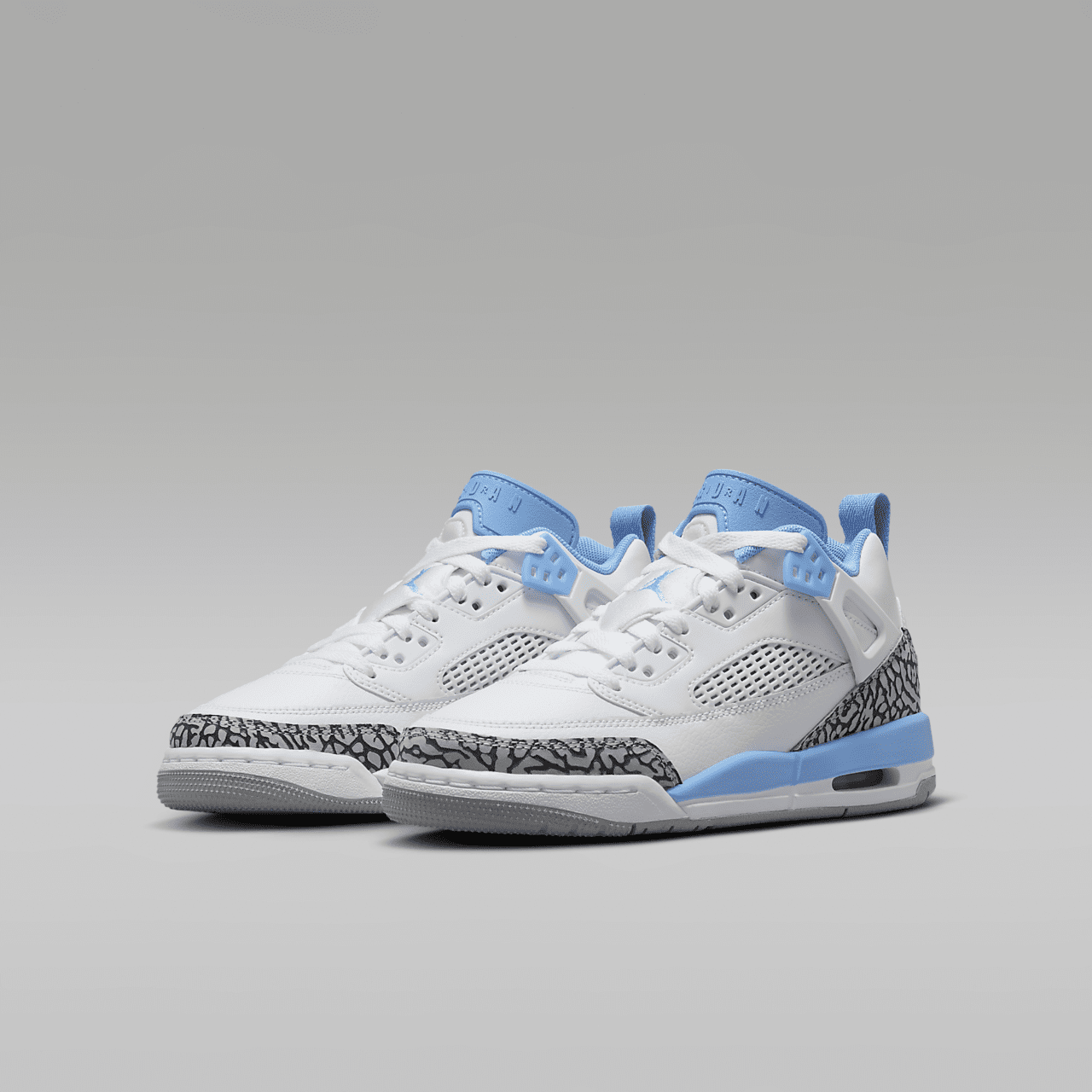 Nike Jordan Spizike Low sneaker Wit/Wolf Grey/Anthracite/University Blue