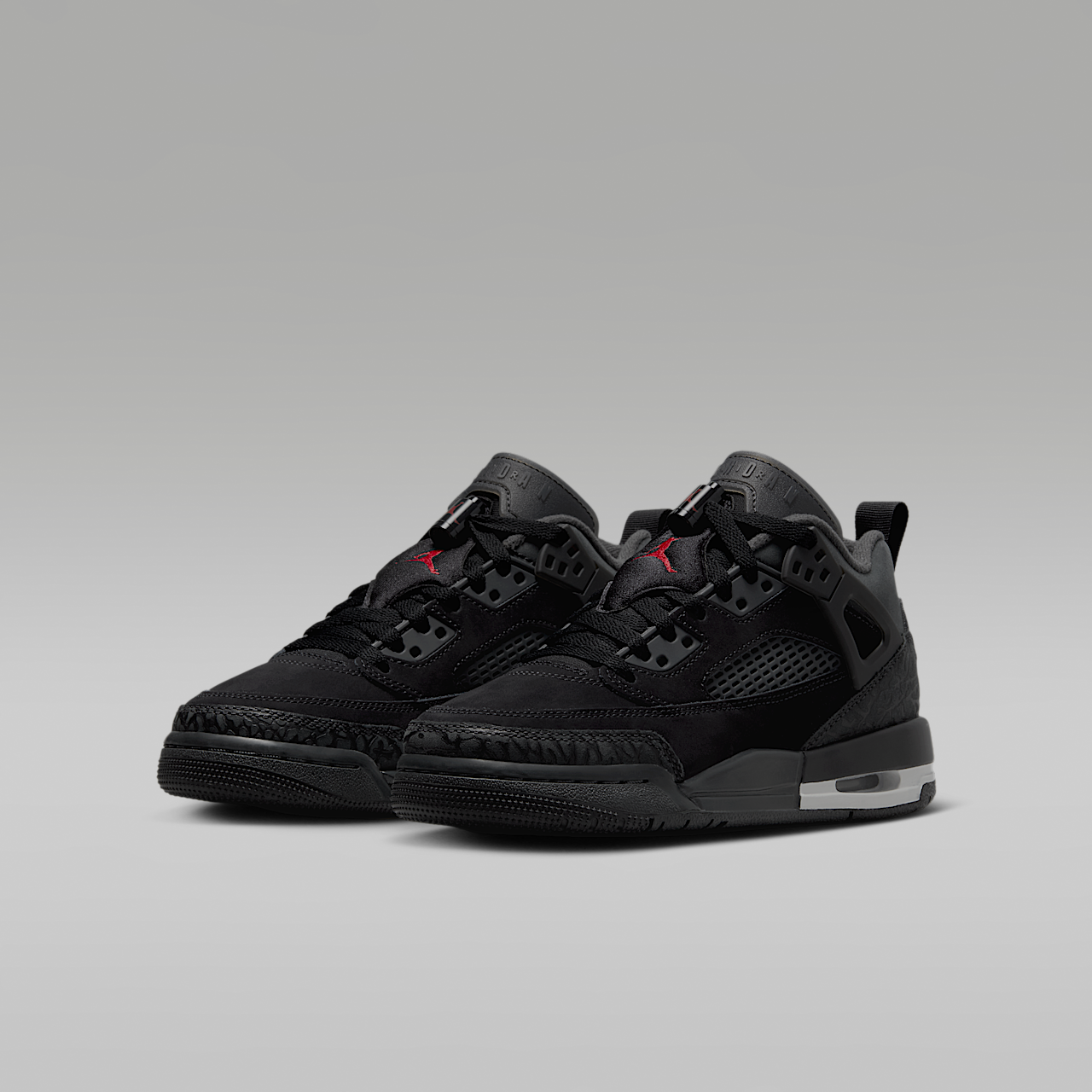Nike Jordan Spizike Low sneaker Zwart/Anthracite/Summit White/Fire Red