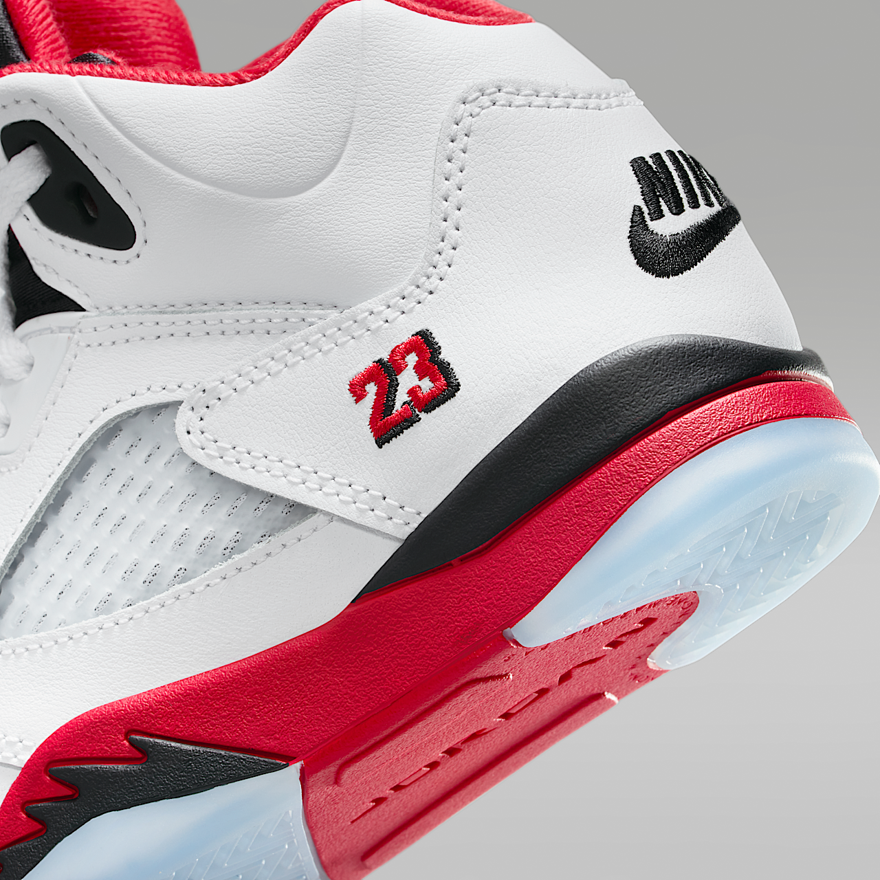 Nike  sneaker Wit/Zwart/Fire Red