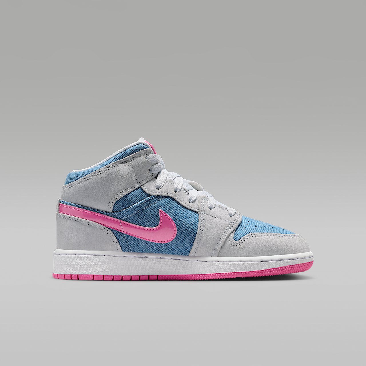 Nike Air Jordan sneaker Cobalt Bliss/Wit/Pink Glow