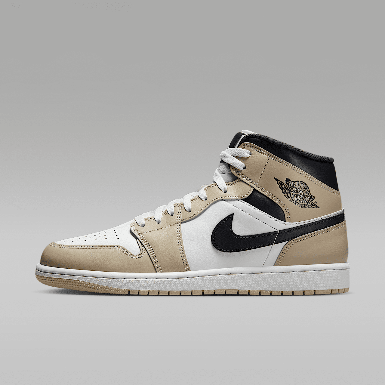 Nike Air Jordan 1 Mid sneaker Summit White/Rattan/Off Noir
