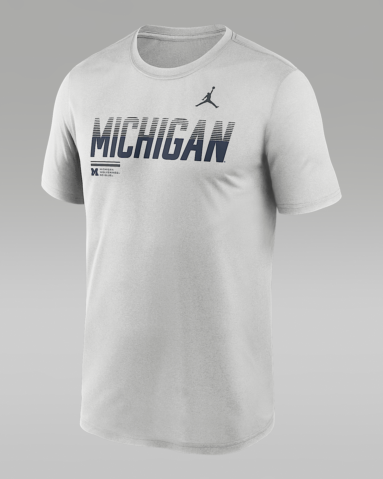 Мужская футболка Michigan Sideline Legend Jordan Brand Dri-FIT College