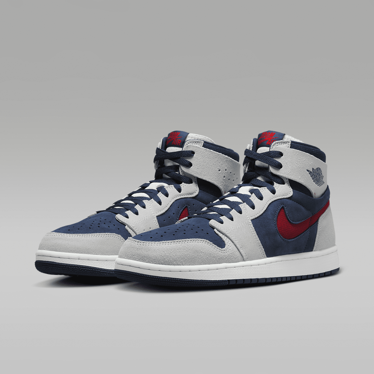 Nike Air Jordan 1 Zoom sneaker Midnight Navy/Neutral Grey/Summit White/Varsity Red