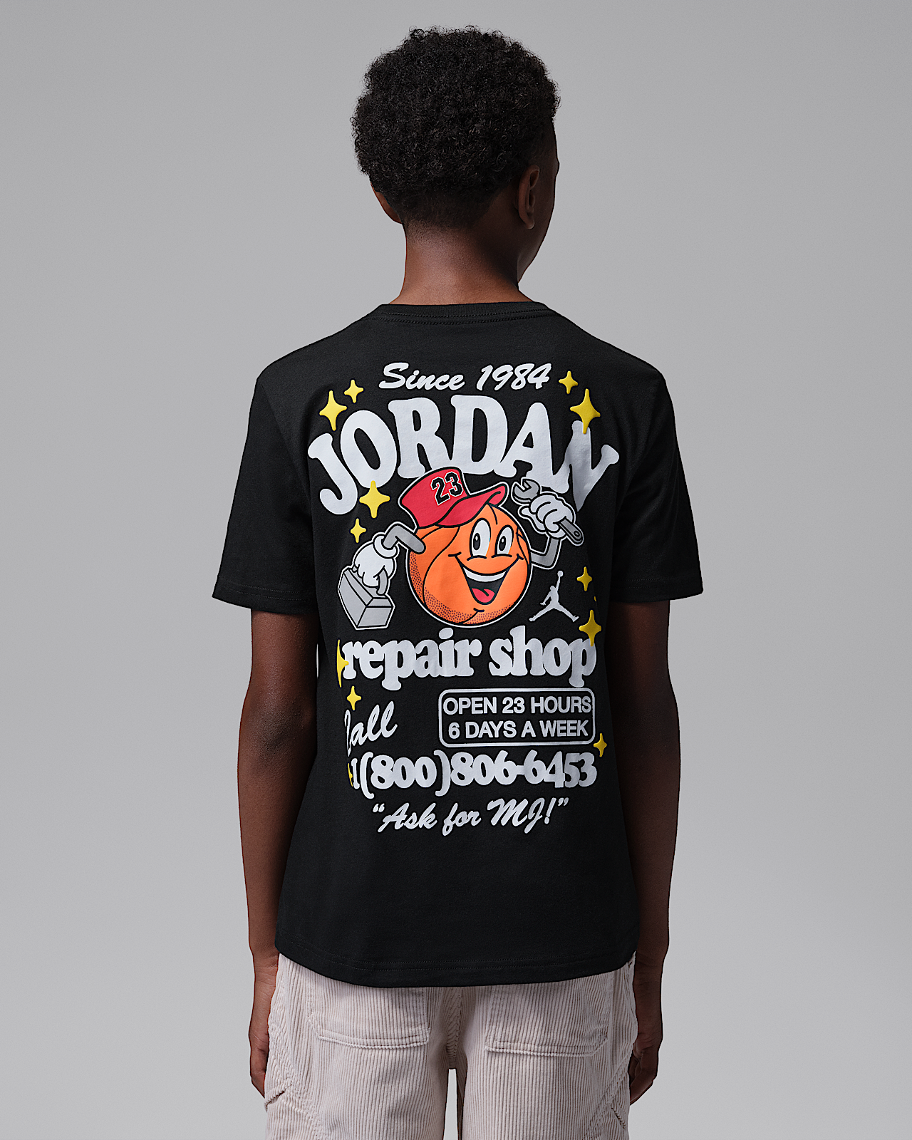 Детская футболка Jordan Big Kids' MJ's Repair Shop
