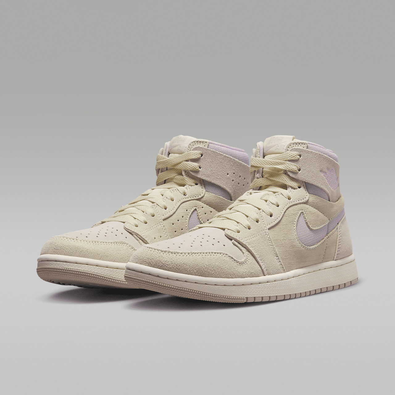 Nike Air Jordan 1 Zoom sneaker Muslin/Particle Beige/Sail/Plum Chalk