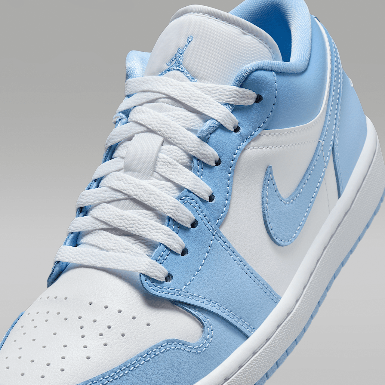 Nike Air Jordan 1 Low sneaker Wit/Aluminum