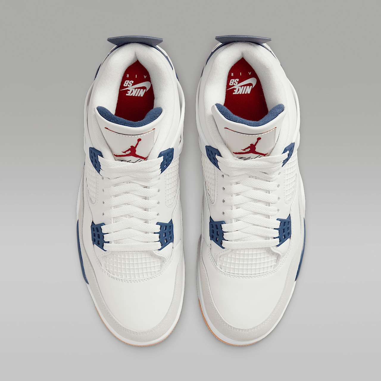 Nike Air Jordan 4 sneaker Summit White/Navy/Neutral Grey/Wit