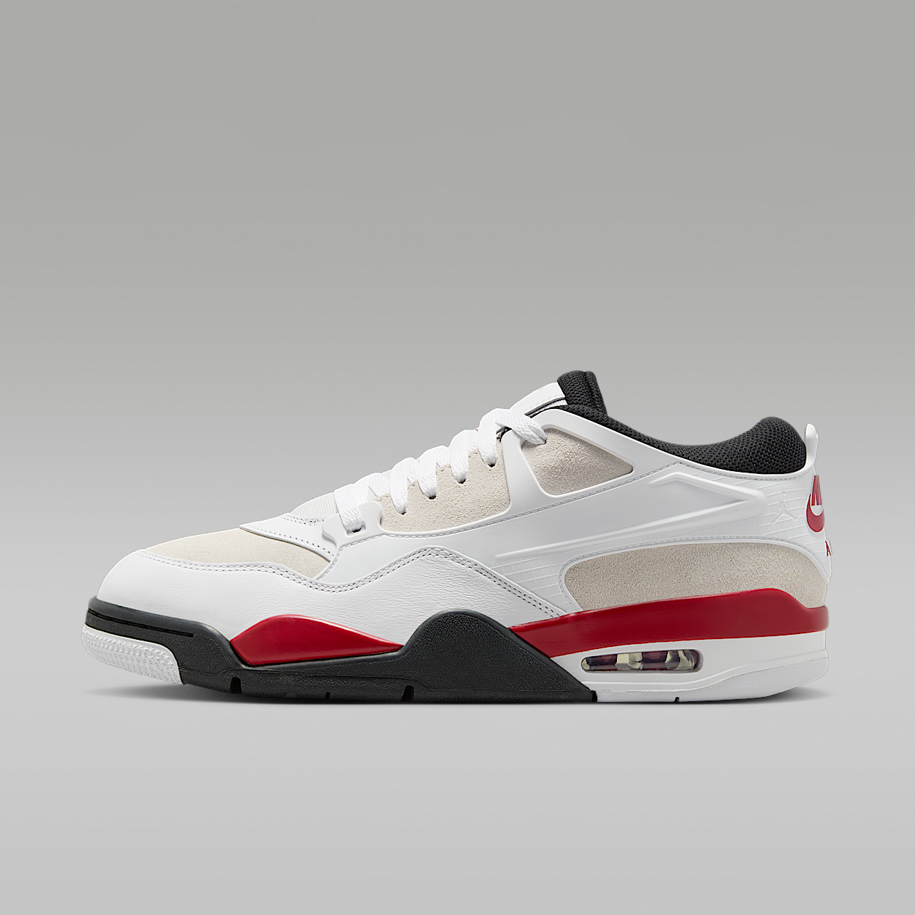 Nike Air Jordan sneaker Wit/Photon Dust/Zwart/Gym Red