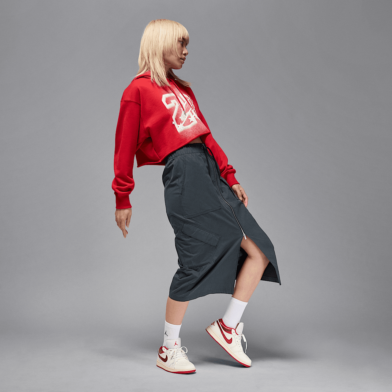 Nike Air Jordan sneaker Sail/Team Red/Varsity Red