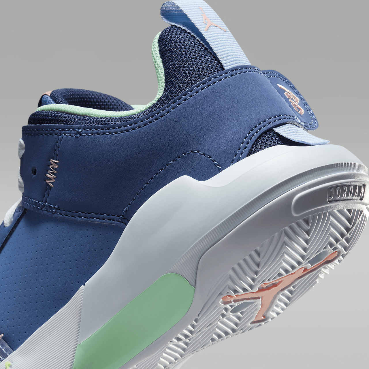 Nike  sneaker Stone Blue/Mystic Navy/Midnight Navy/Bleached Coral