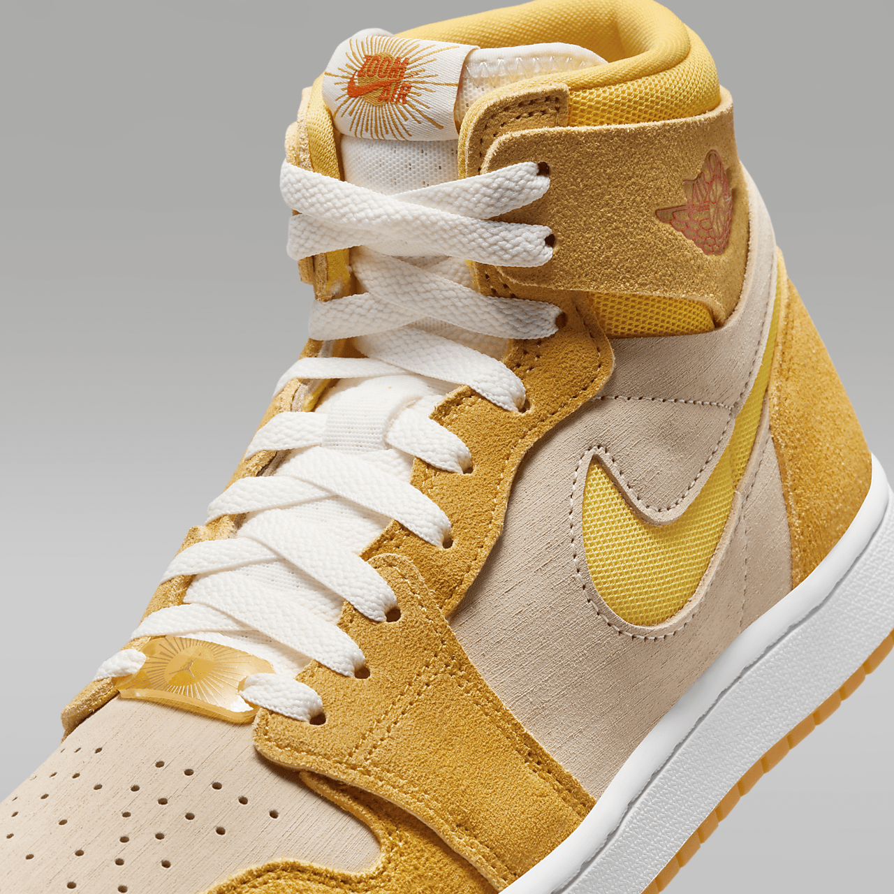 Nike Air Jordan 1 sneaker Yellow Ochre/Pale Vanilla/Safety Orange/Tour Yellow
