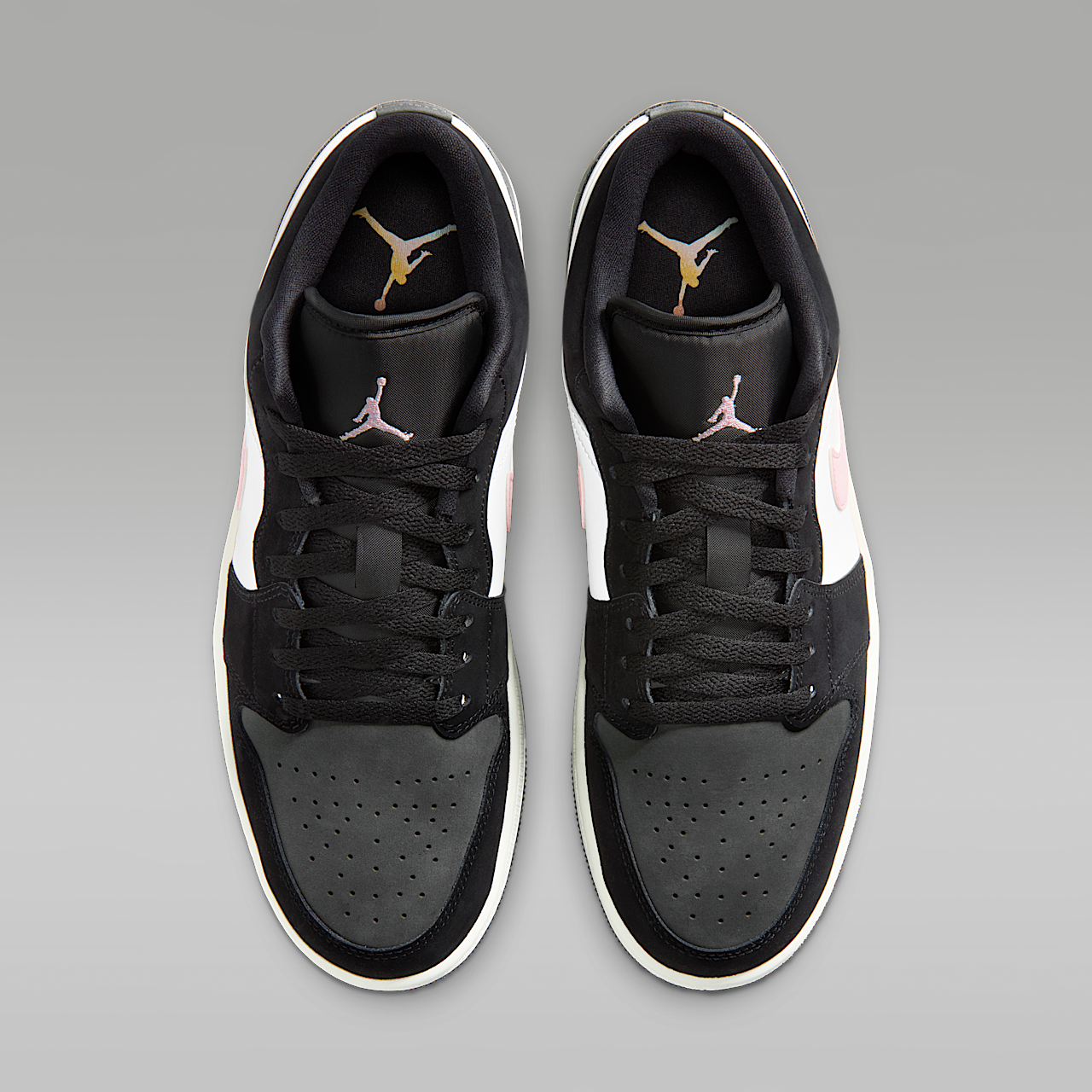 Nike Air Jordan sneaker Zwart/Iron Grey/Wit/Iced Carmine