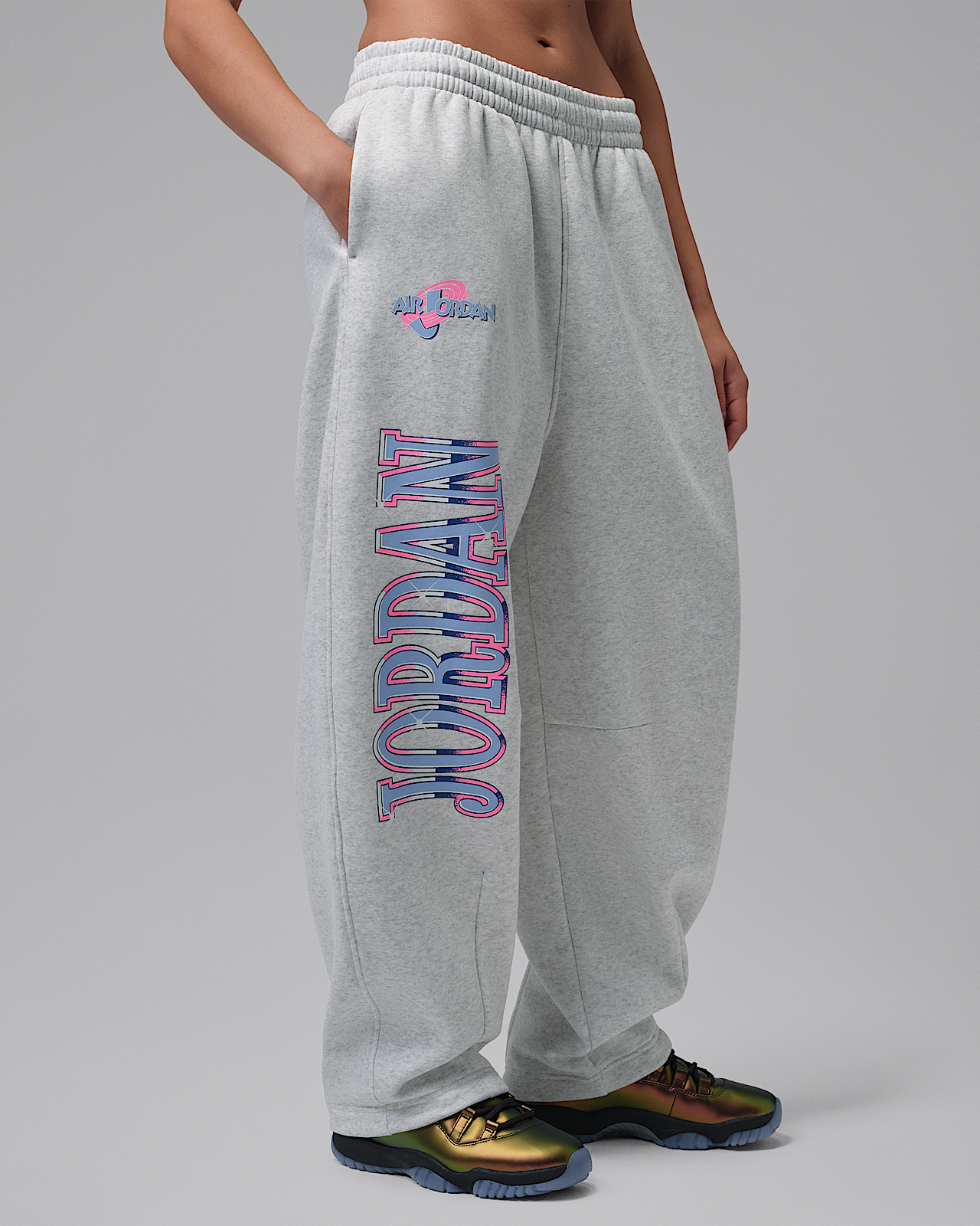 Женские  Jordan Brooklyn Space Jam Fleece Pants
