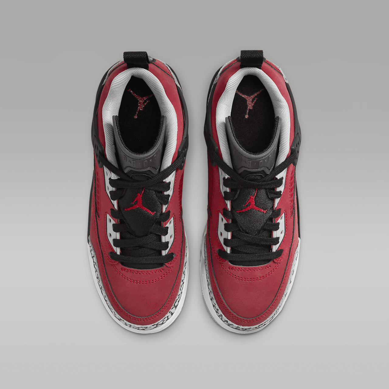Nike Jordan Spizike Low sneaker Gym Red/Wolf Grey/Cool Grey/Zwart