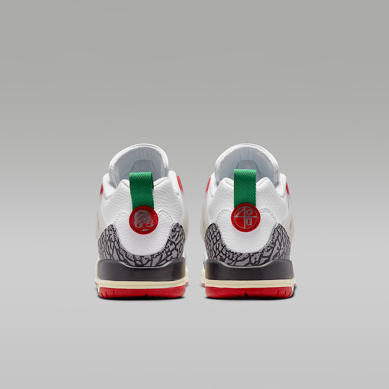 Nike Jordan Spizike Low sneaker Wit/Coconut Milk/Zwart/Varsity Red