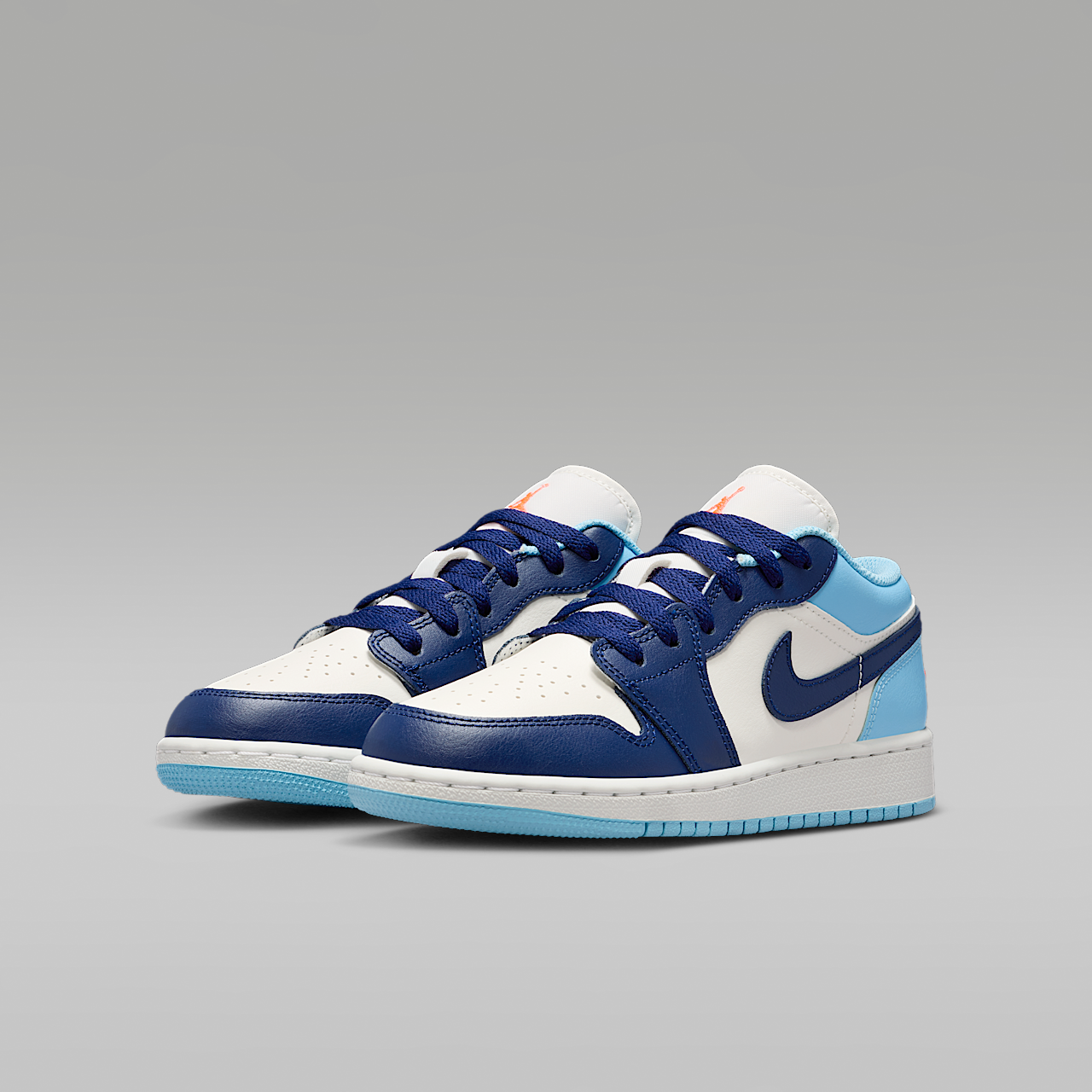 Nike Air Jordan 1 Low sneaker Sail/Blue Chill/Hot Lava/Blue Void