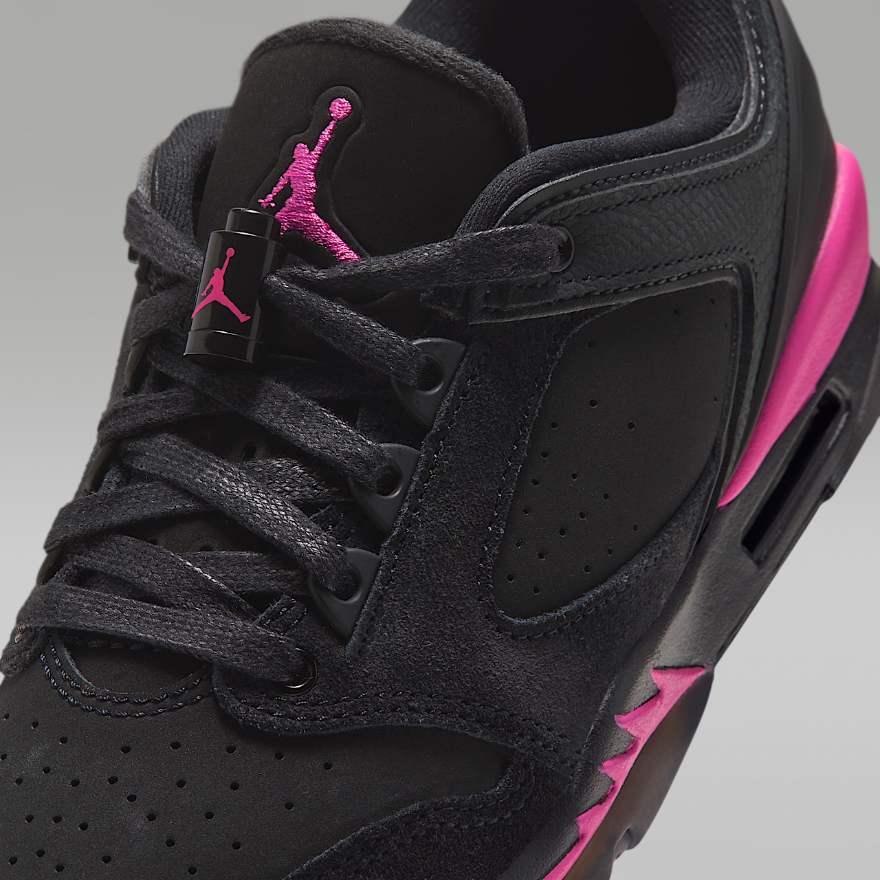 Nike Air Jordan sneaker Zwart/Anthracite/Laser Fuchsia